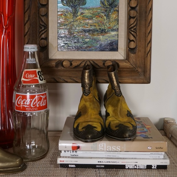 Donald J Pliner western booties leather studded Jamie - Picture 3 of 9